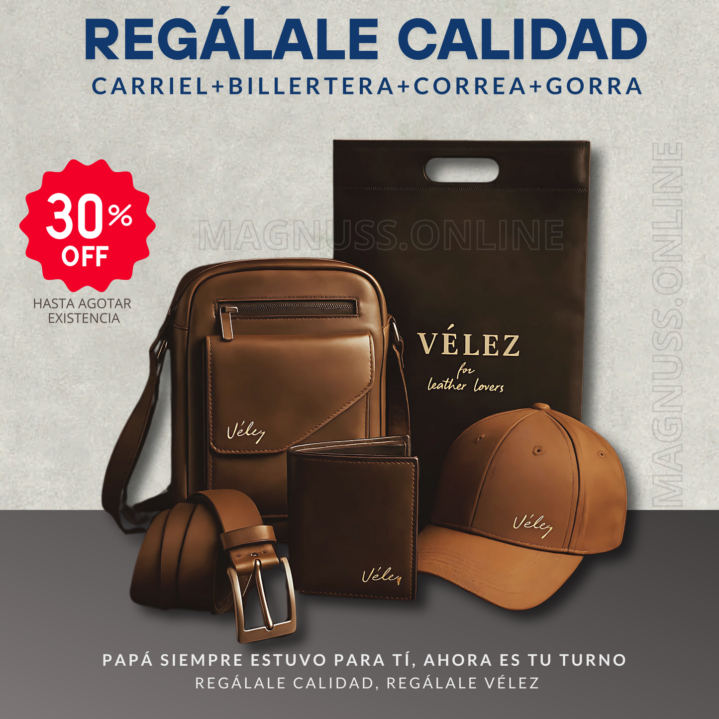 COMBO VÉLEZ PARA HOMBRE: EXCLUSIVO Y AUTÉNTICO