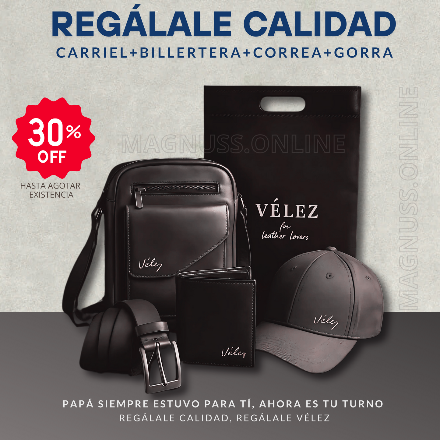 COMBO VÉLEZ PARA HOMBRE: EXCLUSIVO Y AUTÉNTICO