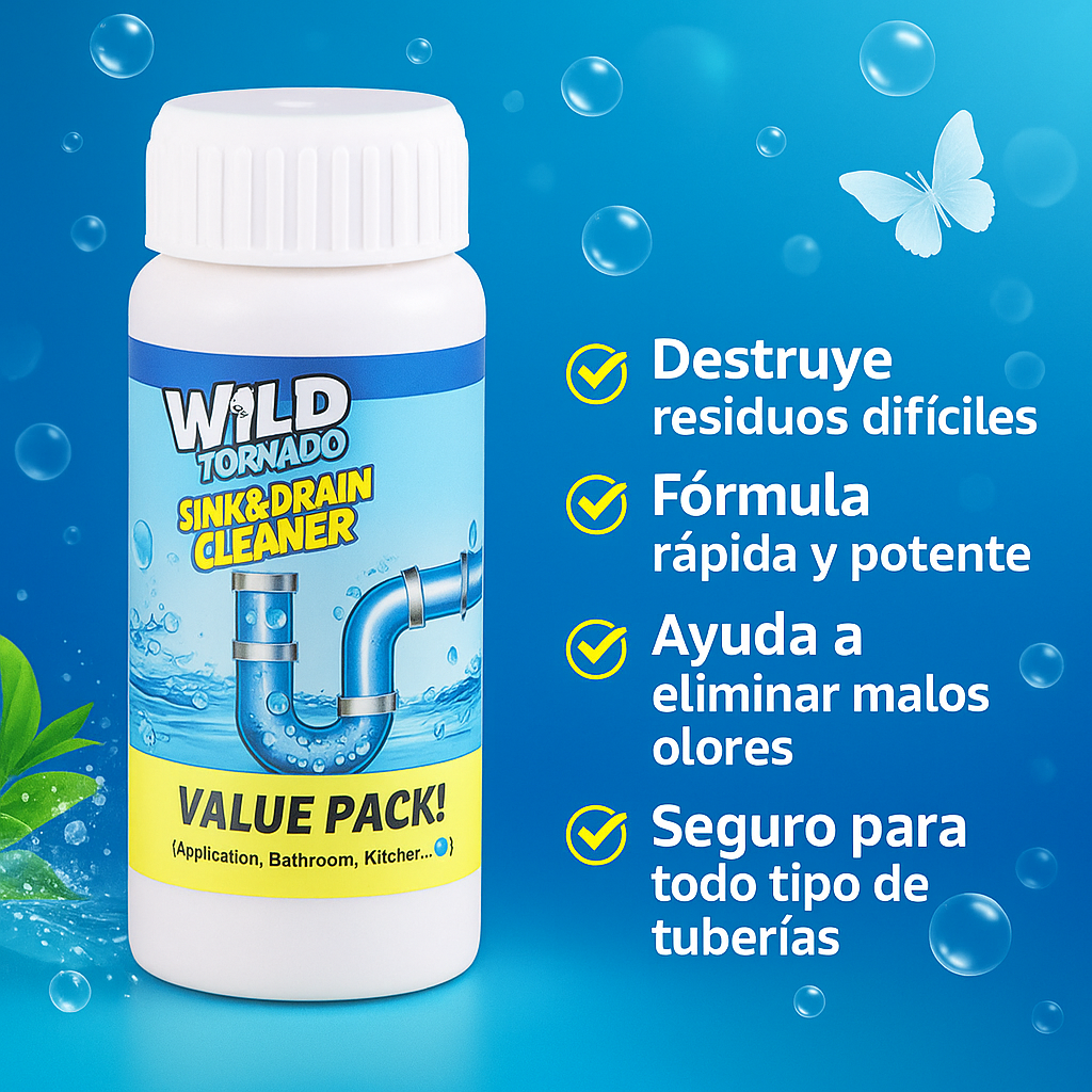 Wild Tornado Destapa Cañerías