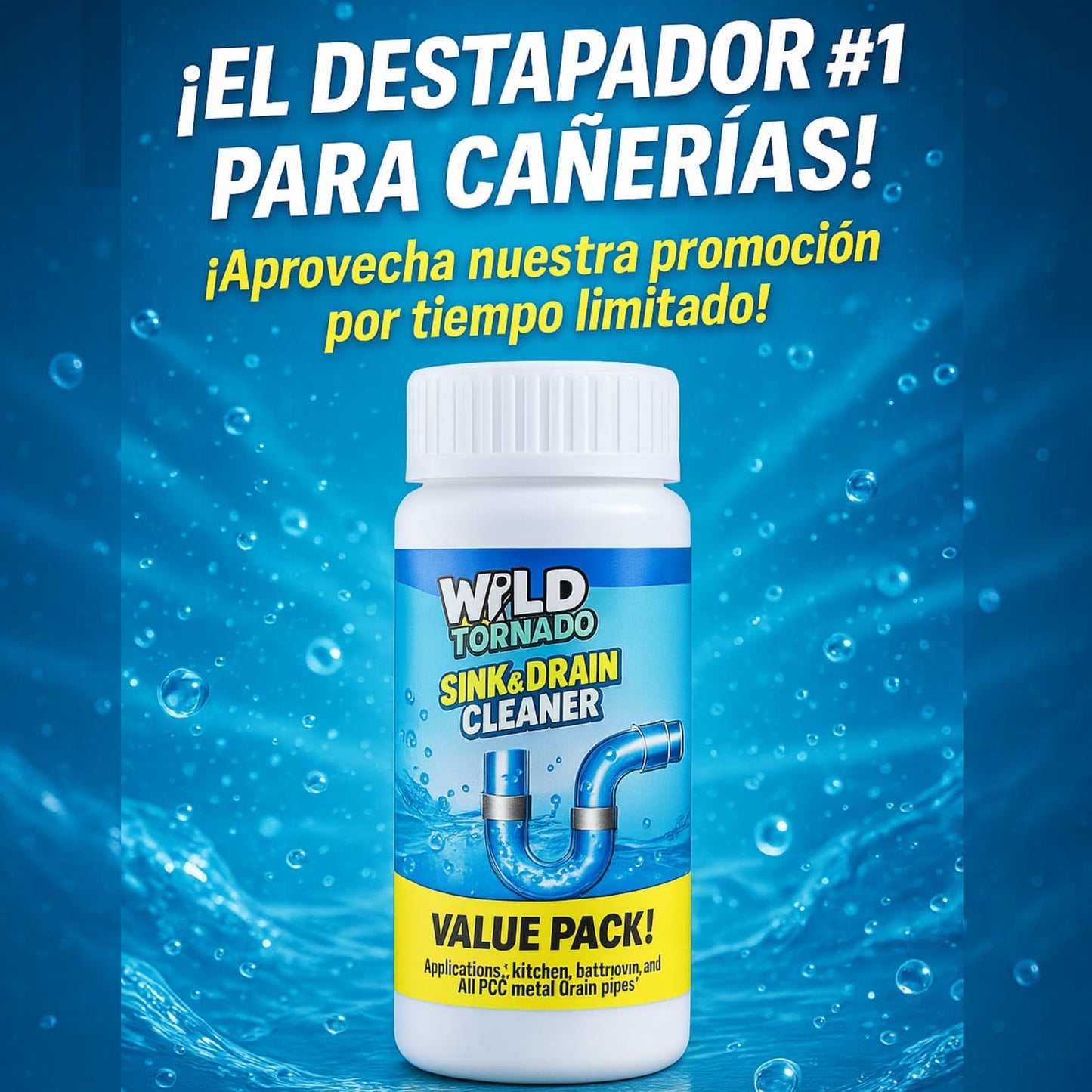 Wild Tornado Destapa Cañerías