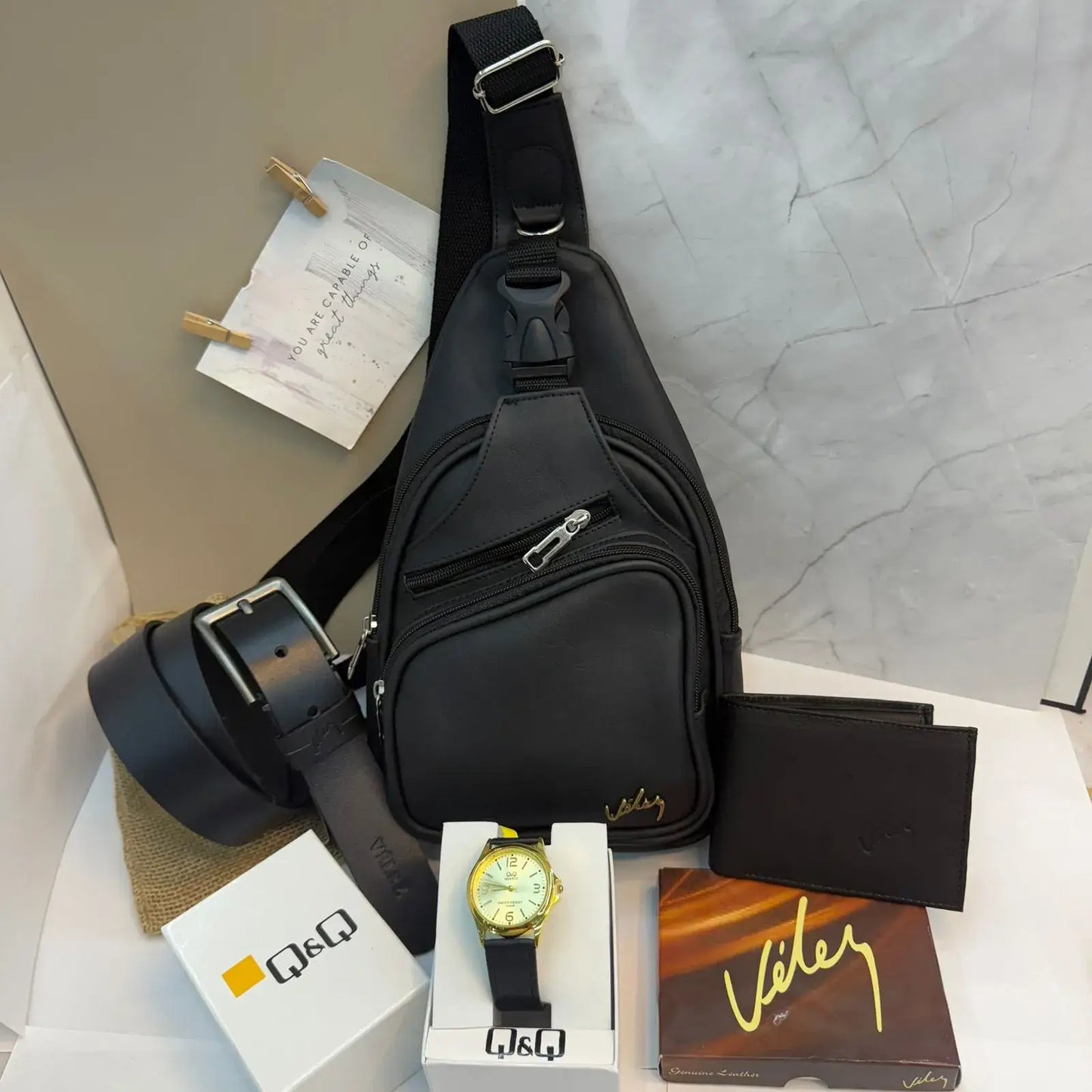 TRIO PERCHERO VELEZ + RELOJ | ESTILO Y CALIDAD