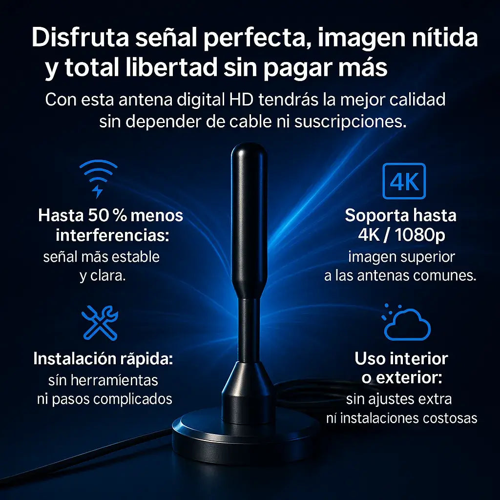 BIG ANTENA TDT DE 30 DECIBELES