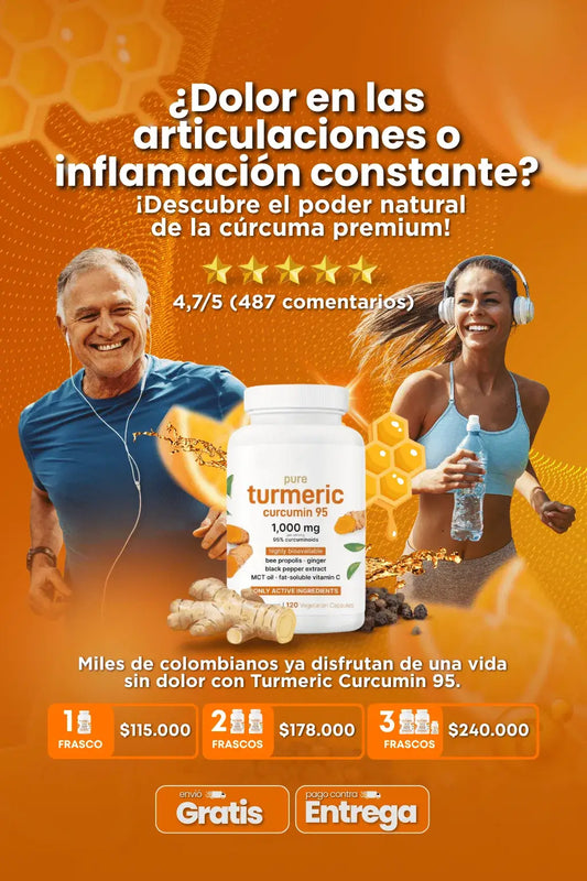 El secreto natural para articulaciones fuertes y sin inflamación TUMERIC CURCUMA
