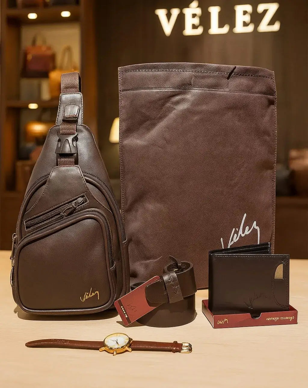 TRIO PERCHERO VELEZ + RELOJ | ESTILO Y CALIDAD