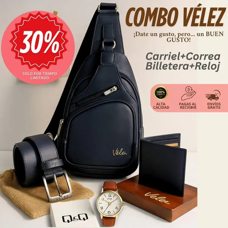 TRIO PERCHERO VELEZ + RELOJ | ESTILO Y CALIDAD
